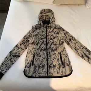 Lululemon Bring Back The Track Jacket Marble Print Size 10